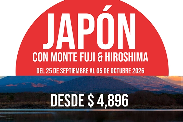 Japón con Monte Fuji y Hiroshima - Septiembre 2026