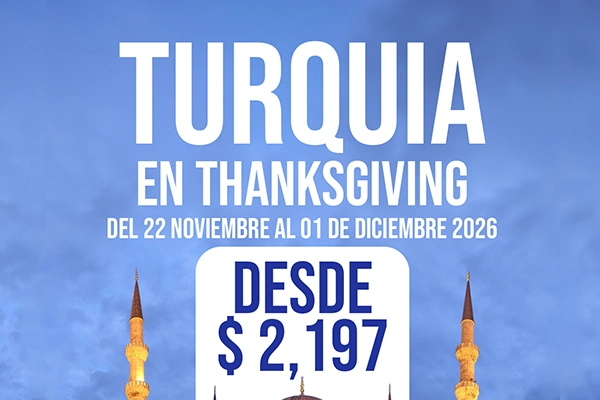 Turquía en thanksgiving - Noviembre 2026